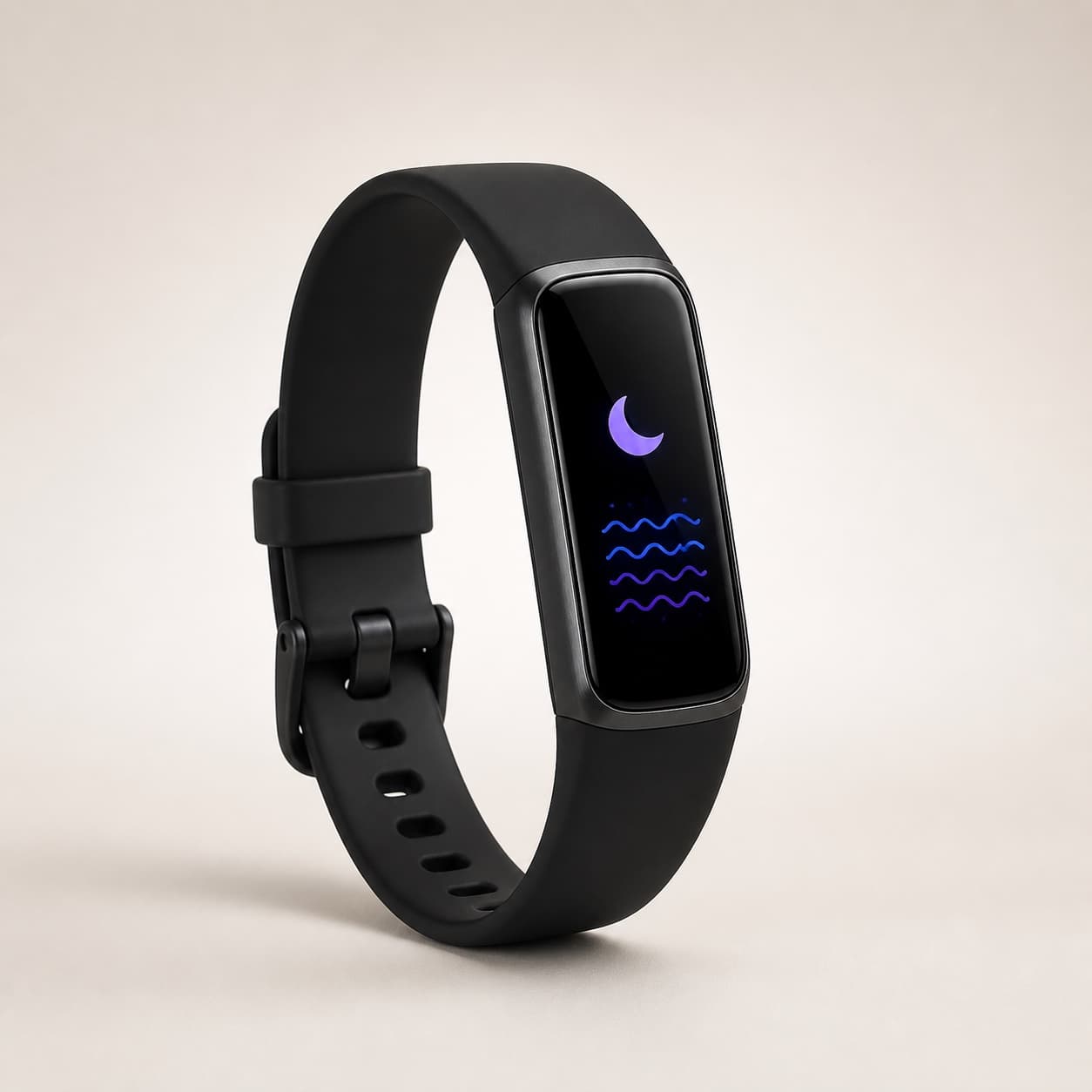 Black sleep-monitoring smart band product image