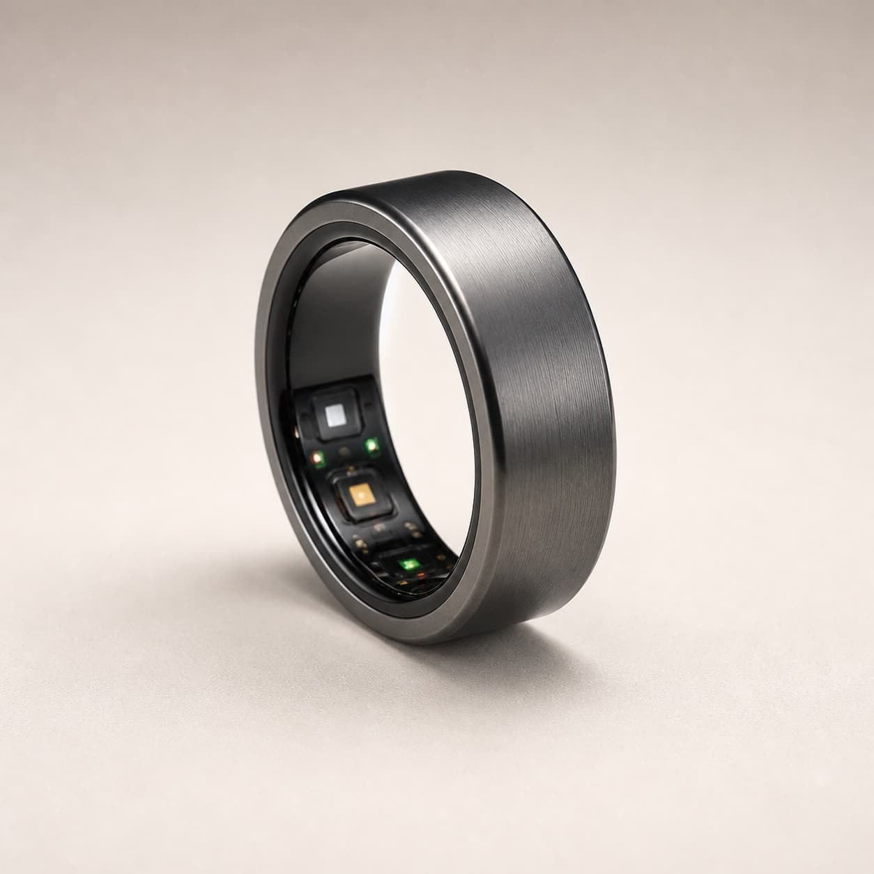 Dark Bluetooth smart ring product image