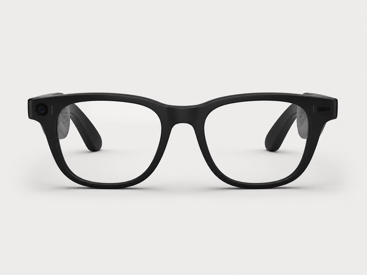 Front view of smart glasses